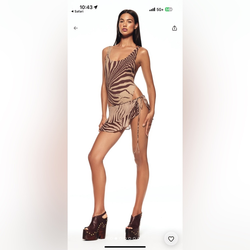 ROBERTO CAVALLI X SKIMS
Tie Side Mini Skirt UNRELEASED